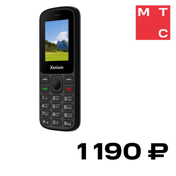 

Мобильный телефон Xenium, X160 DS Черный