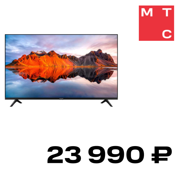 

Телевизор Xiaomi, TV A 43" 2025 Черный