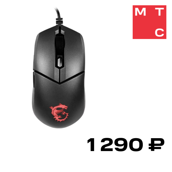 

Мышь MSI, Clutch GM11 проводная Черная