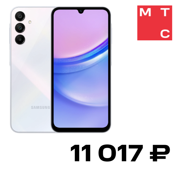

Смартфон Samsung, Galaxy A15 8/256 Гб LTE Dual sim Голубой «Хорошее состояние»