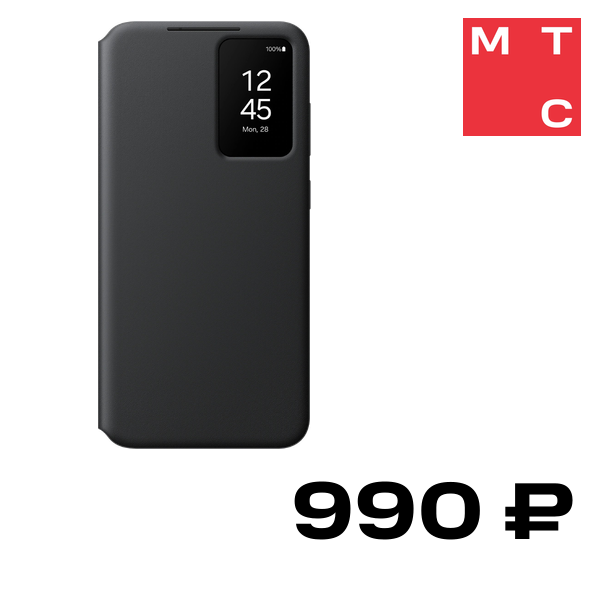 

Чехол-книжка Samsung, Smart View Wallet Case Galaxy S24+ Чёрный (EF-ZS926CBEGRU)
