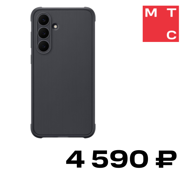 

Чехол-накладка Samsung, Rugged Case Galaxy S25 FE Черный