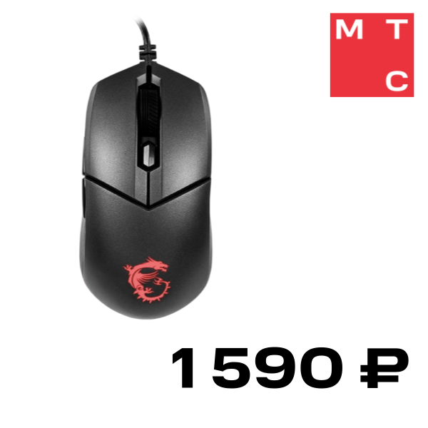 

Мышь MSI, Clutch GM11 проводная Черная