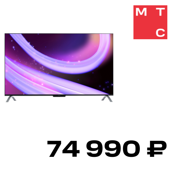 

Телевизор Яндекс, ТВ Станция с Алисой 65" Черный (YNDX-00096)