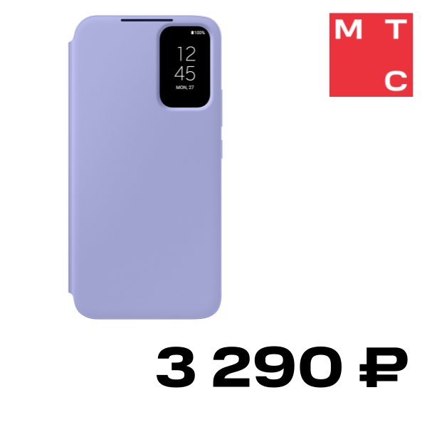 

Чехол-книжка Samsung, Galaxy A34 Smart View Wallet Case Сине-голубой