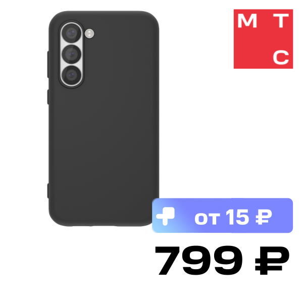 

Чехол-накладка Uzay, Samsung Galaxy S23 Silicone Case Черный