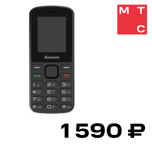 

Мобильный телефон Xenium, x170 Черный