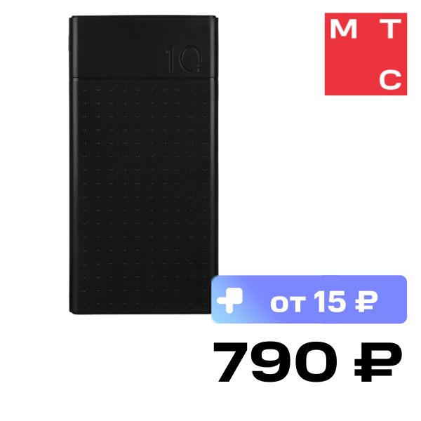 

Внешний аккумулятор TFN, Astero PB-249-BK 10000 mAh Черный