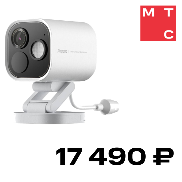 

Умная камера Aqara, Pro (Wi-Fi) Белый (CH-C07D)