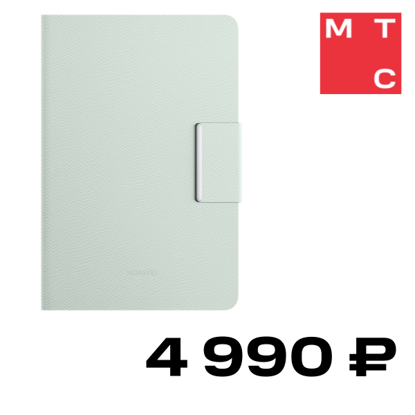 

Чехол-книжка HUAWEI, Folio Cover для MatePad Mini Зеленый шалфей