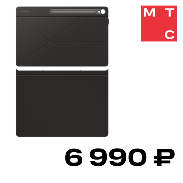

Чехол-обложка Samsung, Smart Book Cover для Galaxy Tab S10 FE+ Чёрный