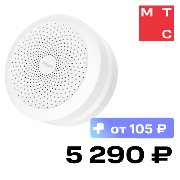 

Центр управления умным домом Aqara, Hub M1S Gen 2 Белый (HM1S-G02)