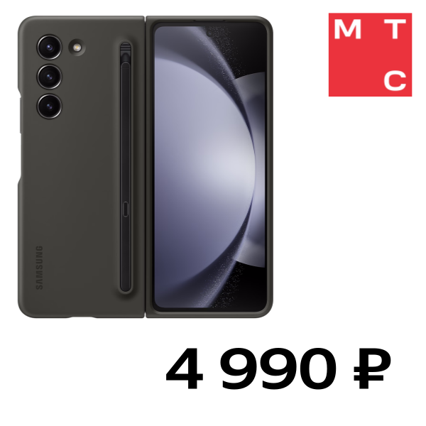 

Чехол-книжка Samsung, Slim S Pen Z Fold5 Графитовый