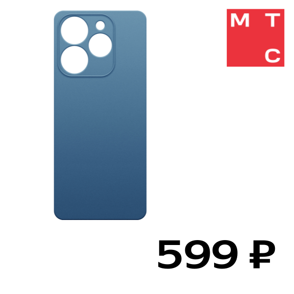 

Чехол-накладка Borasco, для Tecno Spark 10 Pro TPU Синий