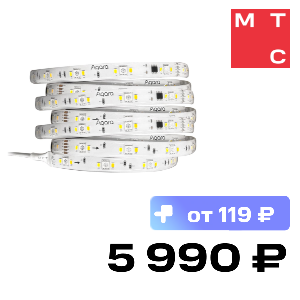 

Умная светодиодная лента Aqara, Т1 RLS-K01D Белая