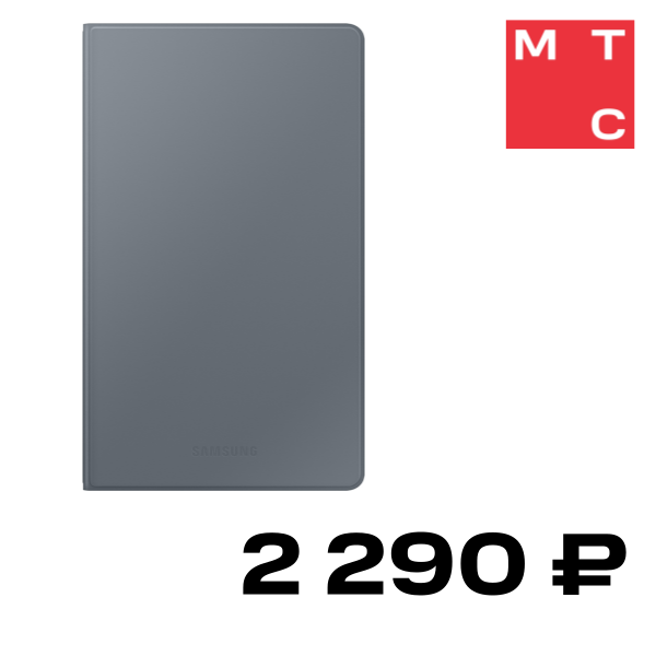 

Чехол-обложка Samsung, Galaxy Book Cover Tab A7 Lite Dark Grey (EF-BT220PJEGRU)