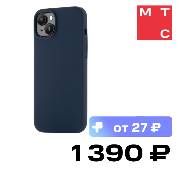 

Чехол-накладка uBear, Touch Mag Case для iPhone 15 Plus Темно-синий