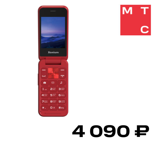 

Мобильный телефон Xenium, X680 Красный