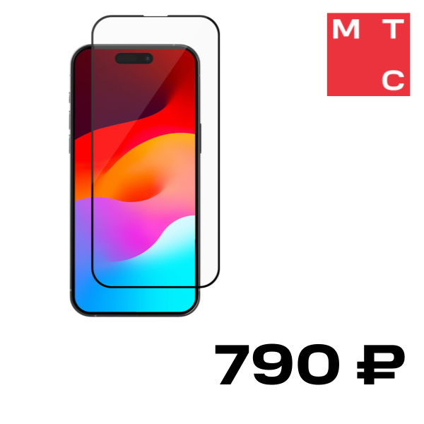 

Стекло защитное Rocket, Edge 3D Cover для iPhone 15 Plus Черная рамка