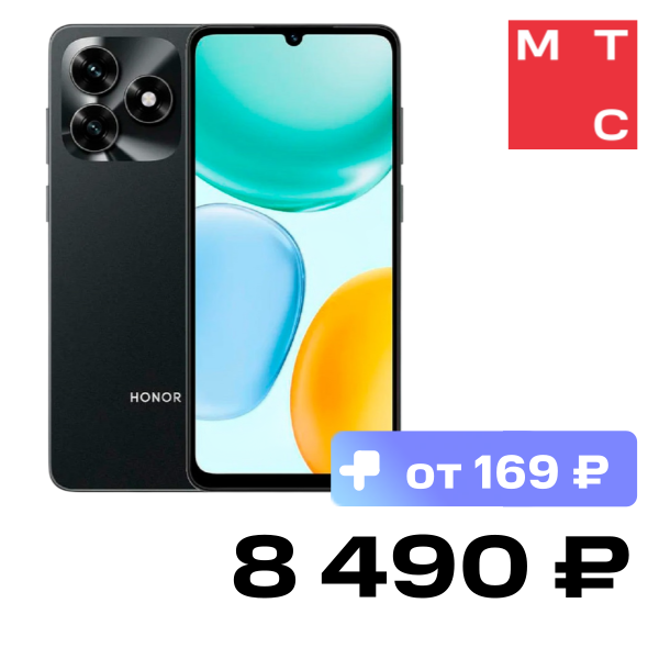 

Смартфон HONOR, X5C 4/64 Гб Черный