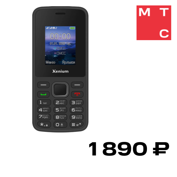 

Мобильный телефон Xenium, X175 DS Черный