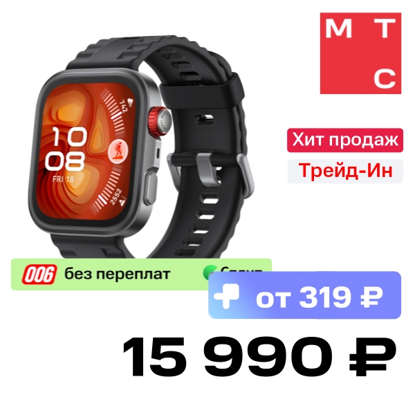 

Часы HUAWEI, Watch FIT 4 Pro Seiya-B29F Черные
