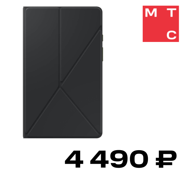 

Чехол-книжка Samsung, Smart Book Cover для Tab A9 Черный (EF-BX110TBEGRU)