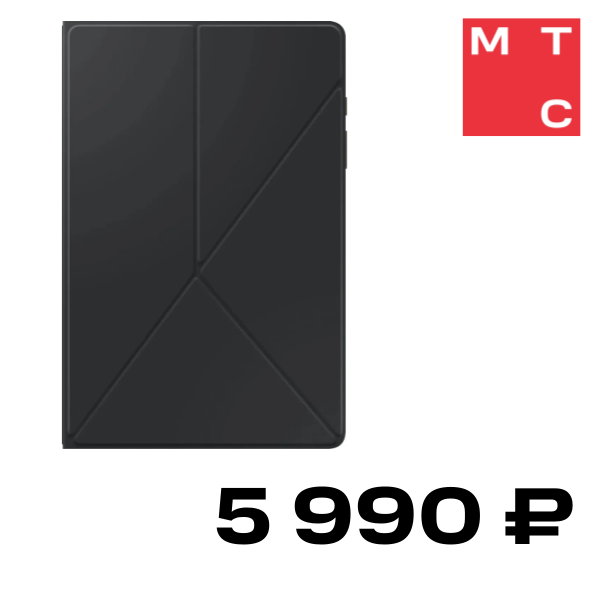 

Чехол-книжка Samsung, Smart Book Cover для Tab A9+ Черный (EF-BX210TBEGRU)