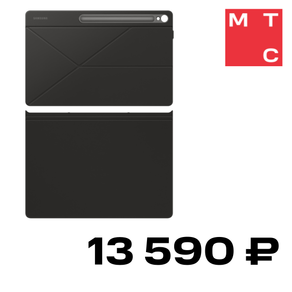

Чехол-обложка Samsung, Smart Book Cover для Galaxy Tab S10 FE+ Чёрный