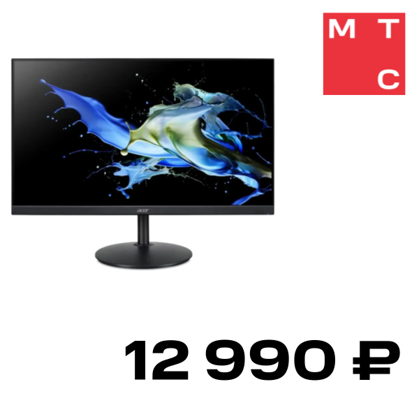 

Монитор Acer, Vero CB272Gbmiprxv 27'' Черный