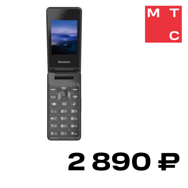 

Мобильный телефон Xenium, x600 Темно-серый