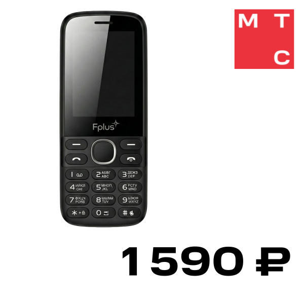 

Мобильный телефон F+, B242 Черный