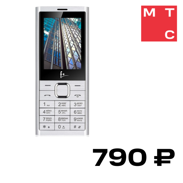 

Мобильный телефон F+, B241 silver