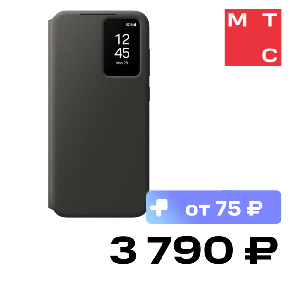 

Чехол-книжка Samsung, S24 FE Wallet Case Чёрный