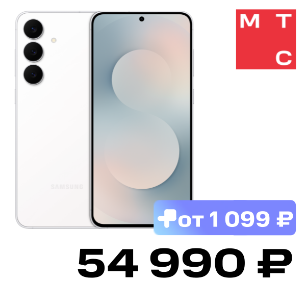 

Смартфон Samsung, Galaxy S25 FE 8/256 Гб 5G Dual sim Белый