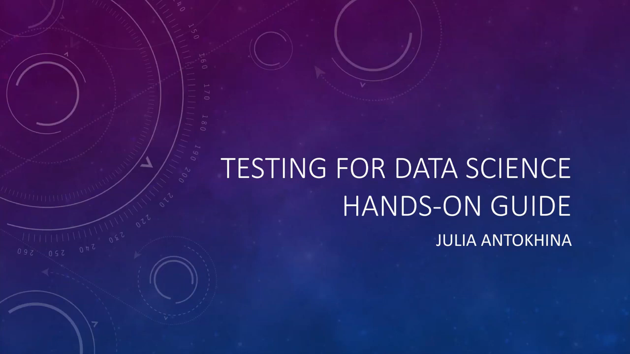 Testing for Data Science Hands-on Guide (ENG)