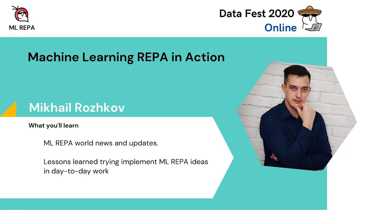 Machine Learning REPA in Action (RUS)