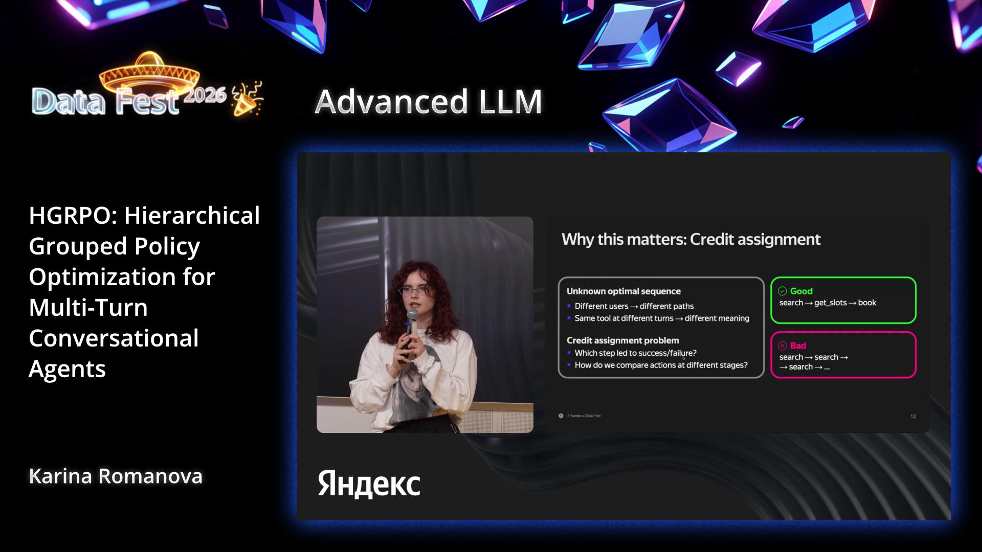 HGRPO: Hierarchical Grouped Reward Policy Optimization for Multi-Turn Conversational Agents
