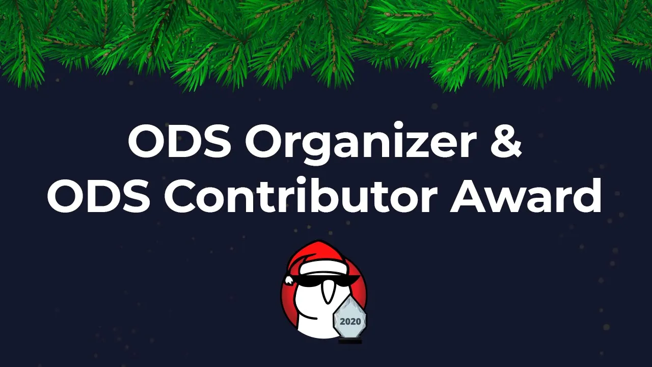 ODS Organizer & ODS Contributor Award