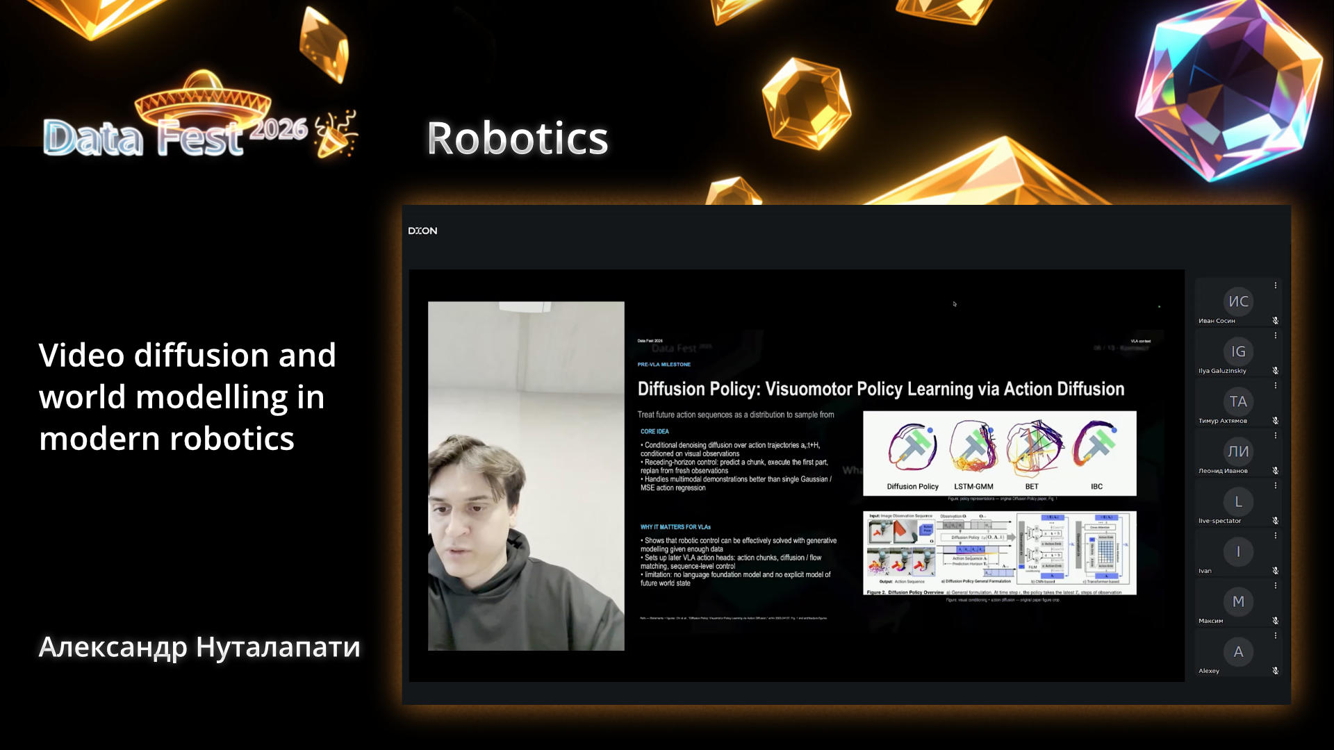 Video diffusion and world modeling in modern robotics