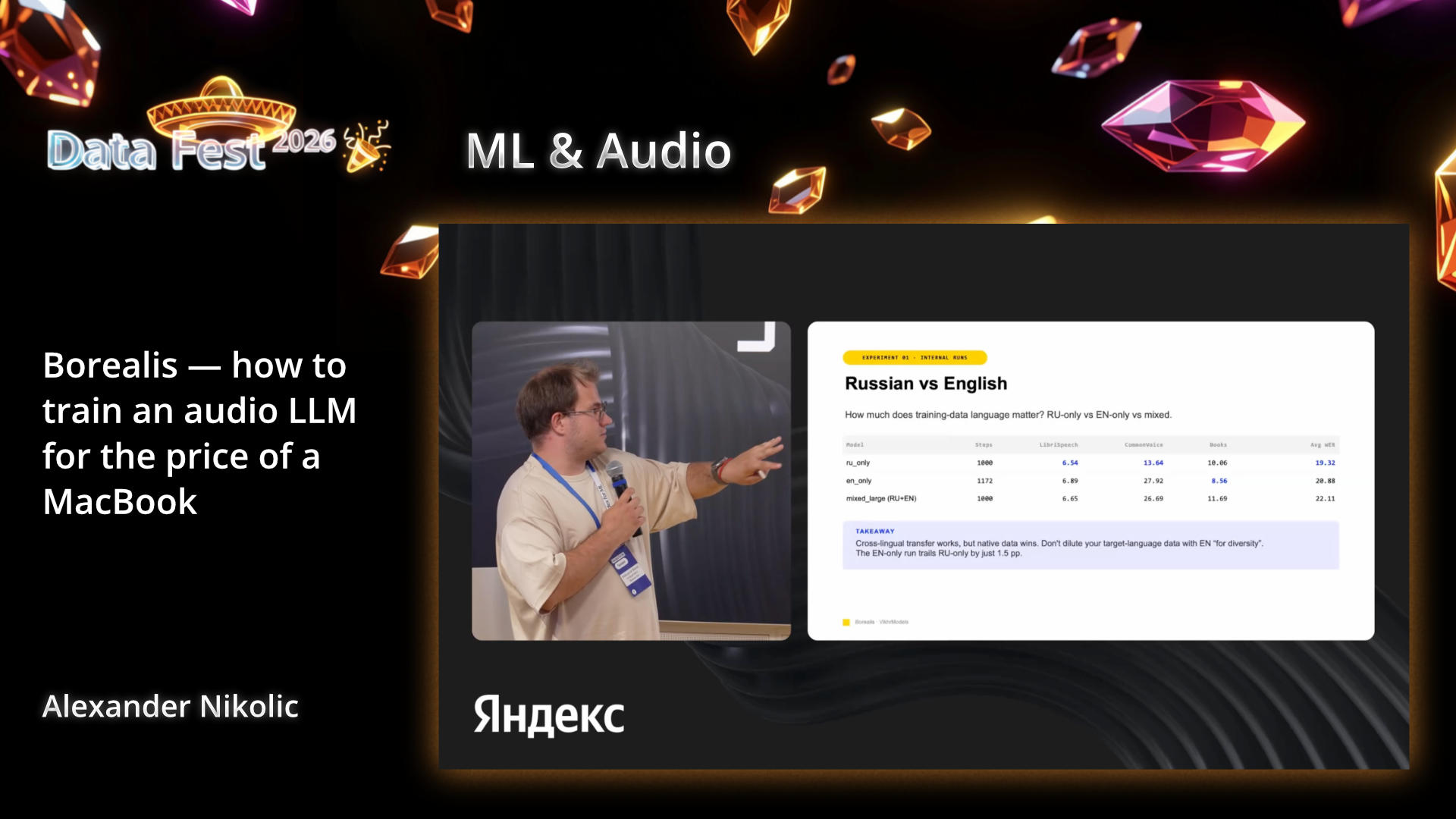 Borealis — how to train an audio LLM for the price of a MacBook