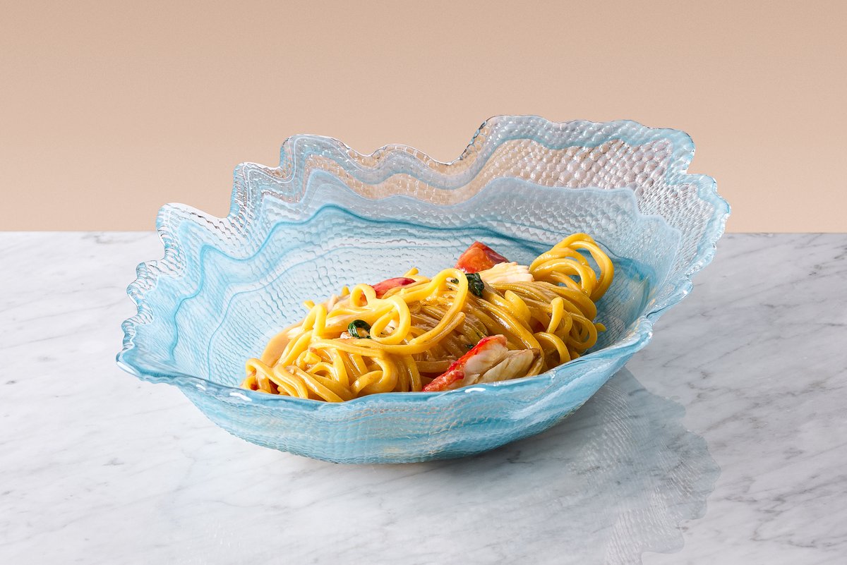 Spaghetti with king crab