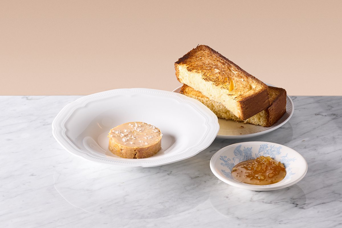 Foie gras torchon with bergamot jelly