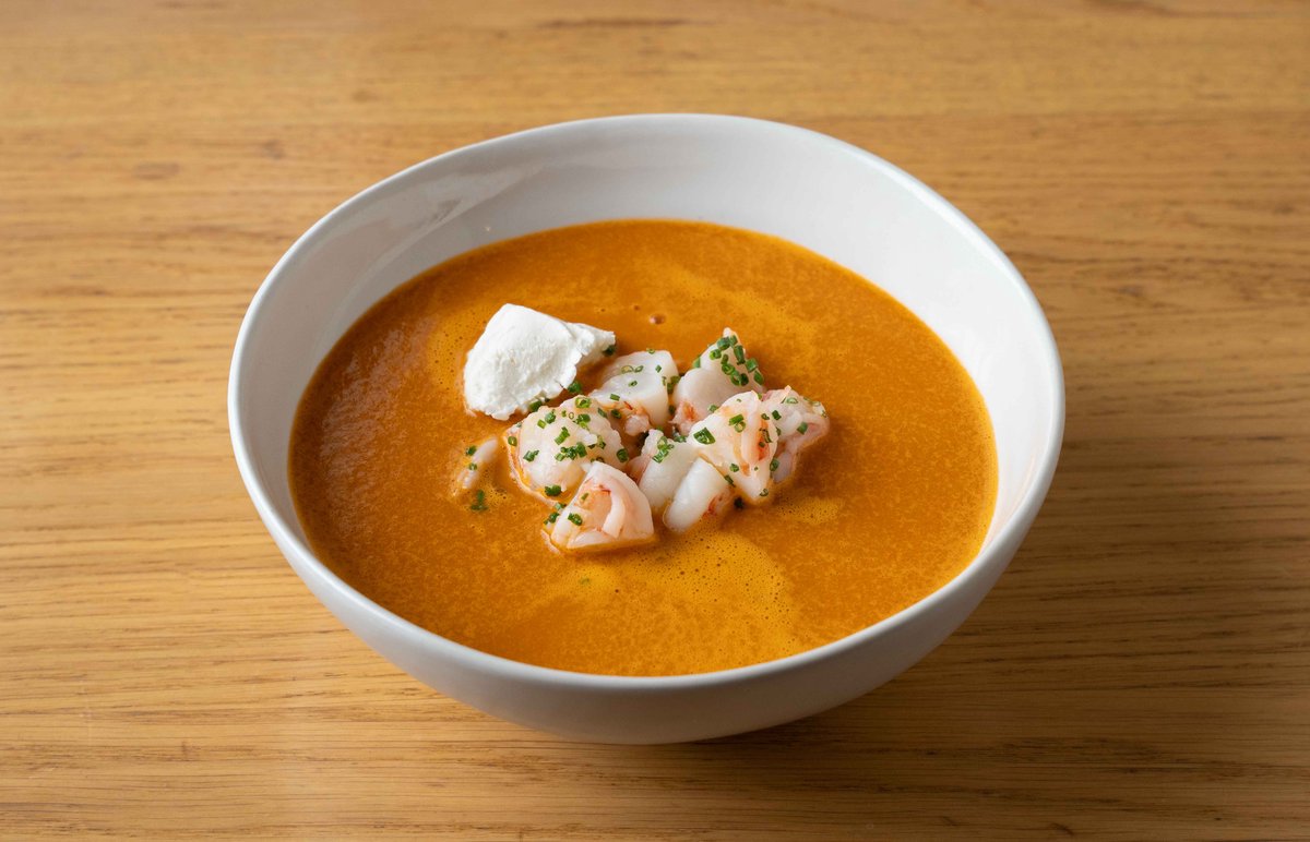 Биск из лангустинов