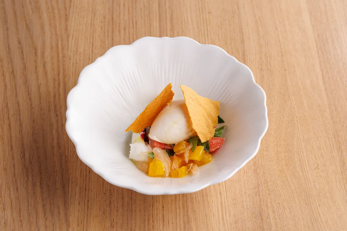 Йогуртовый сорбет с цитрусами