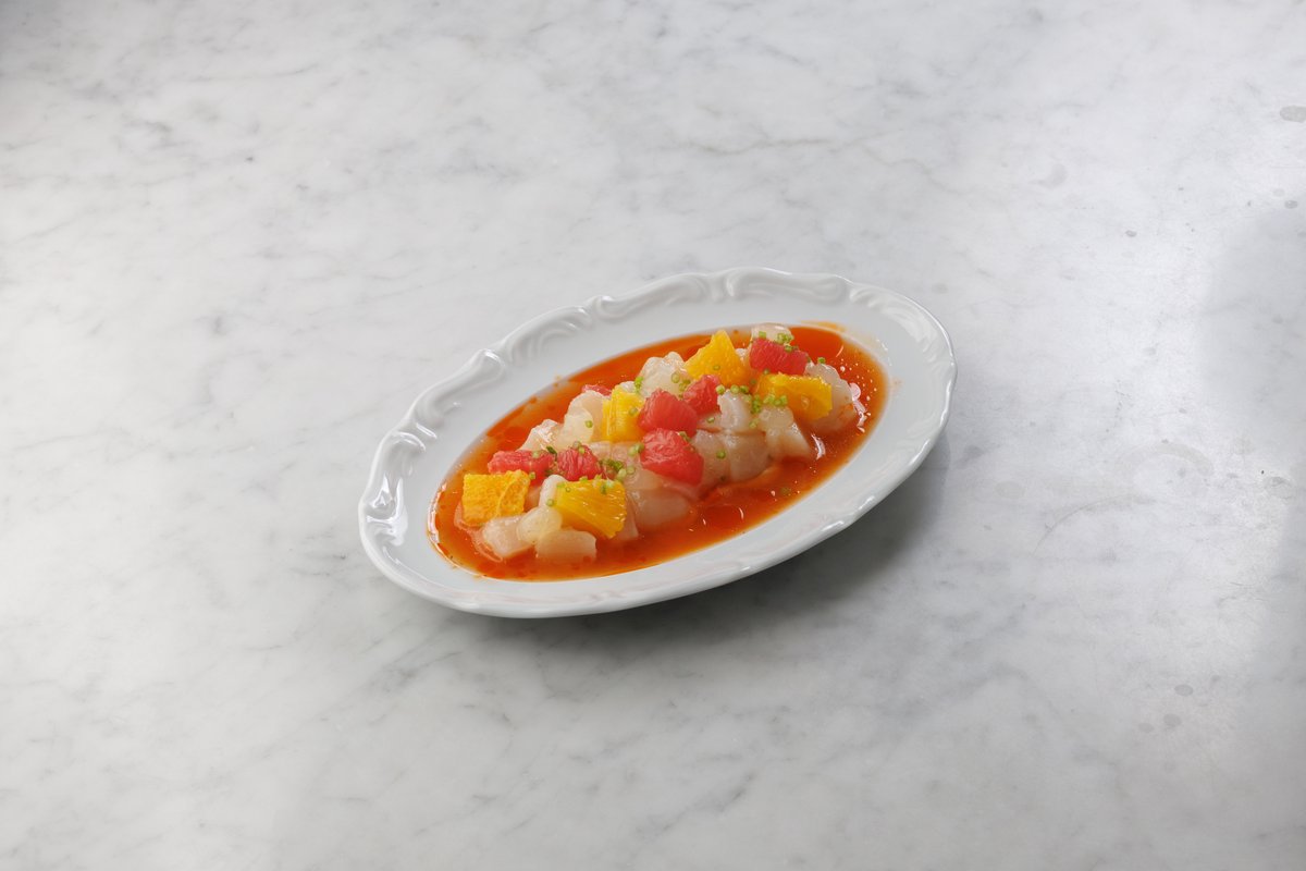 Крудо из морского гребешка