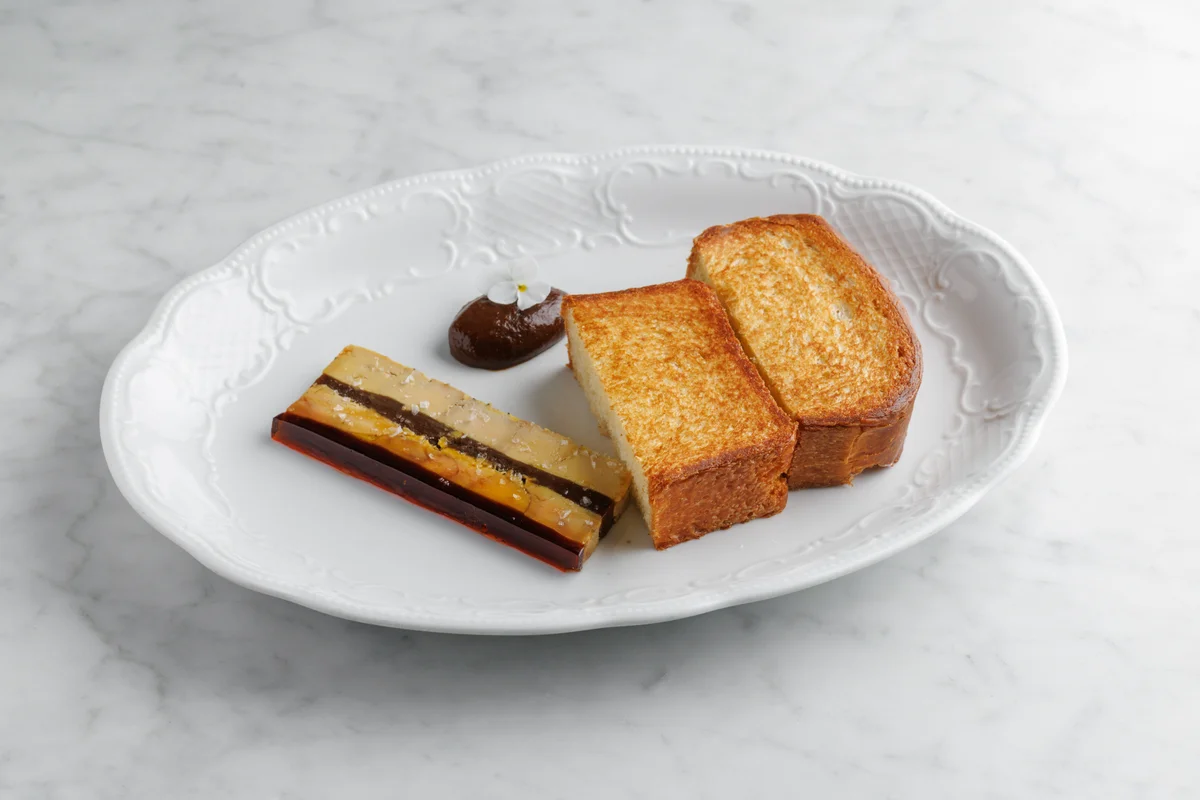 Пате из фуа-гра с черносливом и хересом