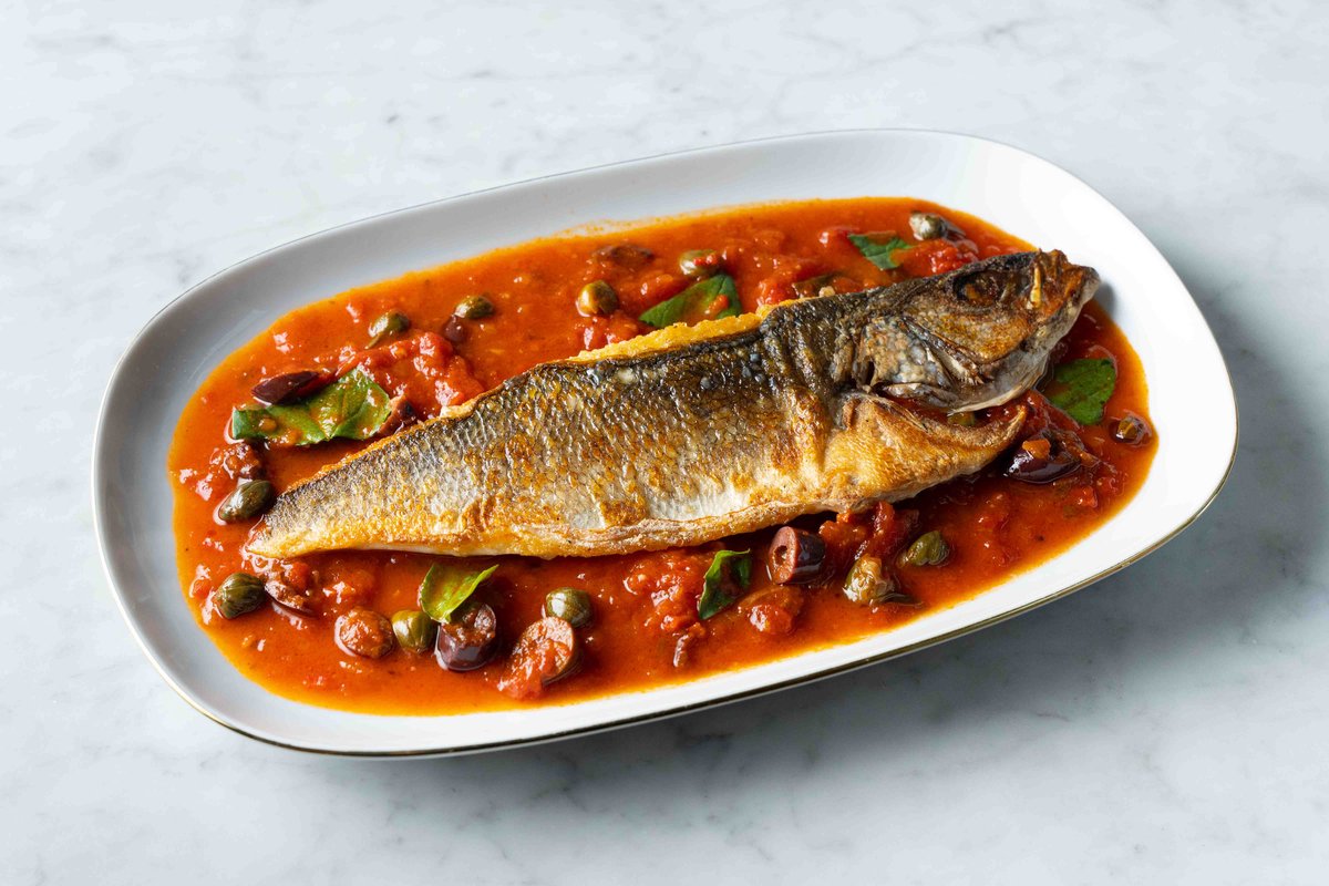 Сибас в прованском стиле