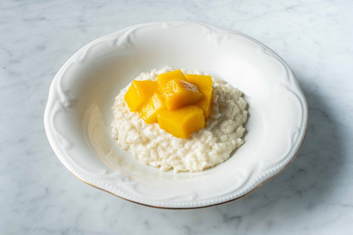 Каша рисовая с манго / +90 на кокосовом молоке