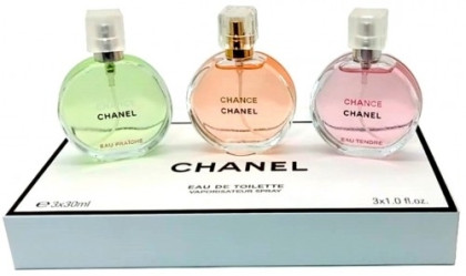 Подарочный набор Chanel 3x30ml EDT